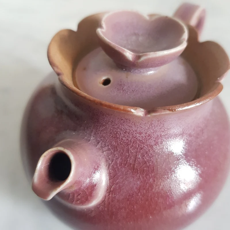 Théière en Porcelaine Rose Vintage 150ml