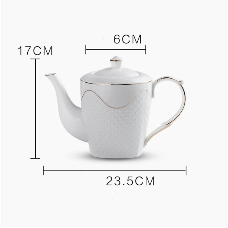Théière Style Anglais en Porcelaine 1L - 1.6L