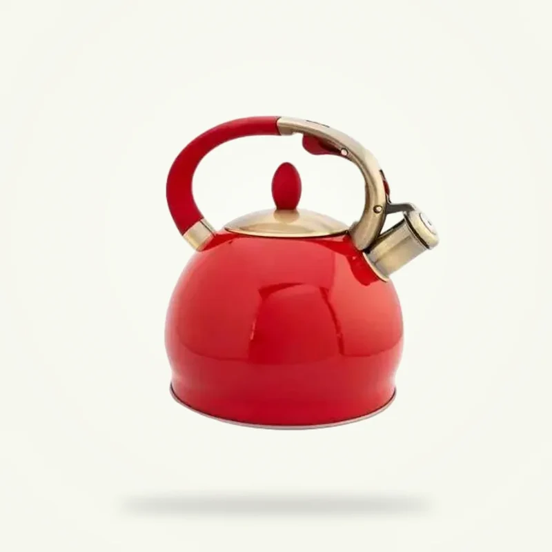 Bouilloire Sifflante Rouge Vintage 3,5 litres