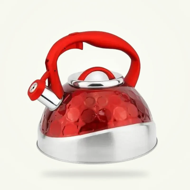 Bouilloire Sifflante Rouge Design