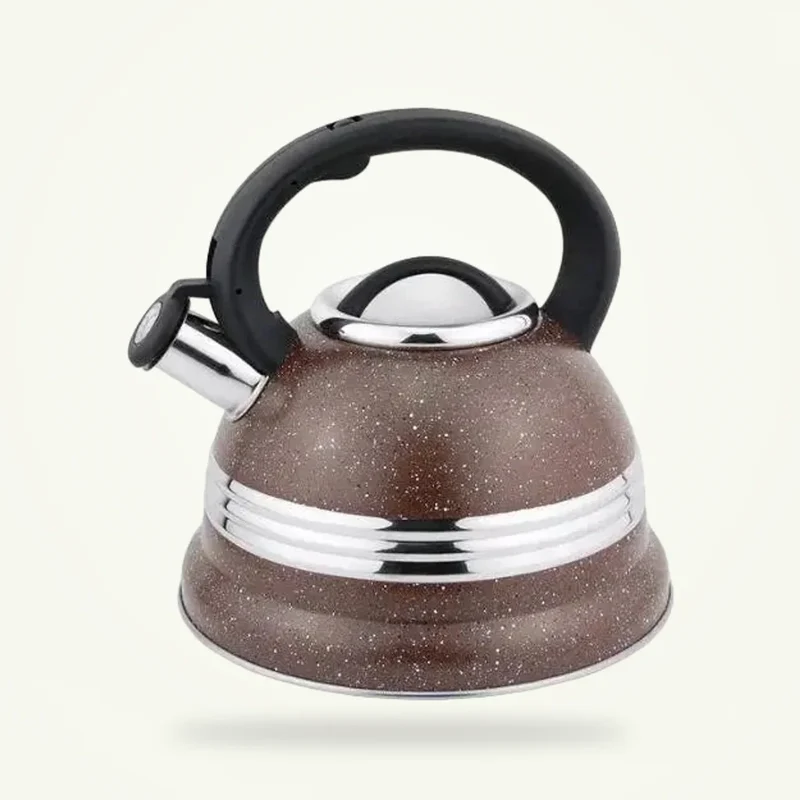 Bouilloire Sifflante Marron Vintage