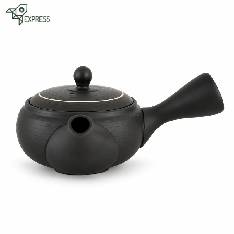 Théière Japonaise Kyusu Plat Tokoname 290ml