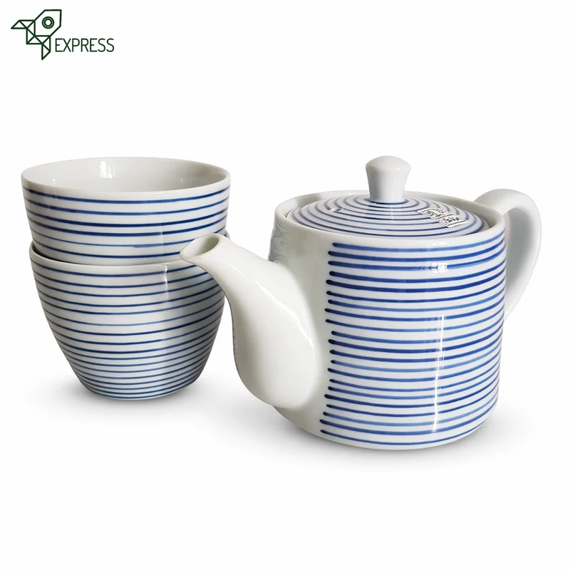 Service à Thé Japonais Porcelaine Komasuji 450ml