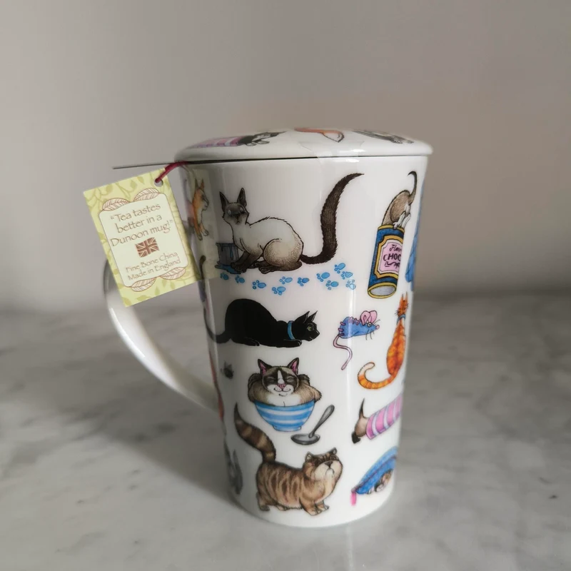 Théière Solitaire Chat Dunoon 440-500ml