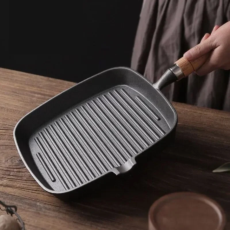 POELE en Fonte à Griller 22 cm