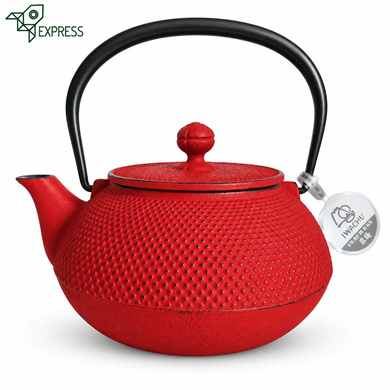 Théière en Fonte Rouge Iwachu Arare 900ml