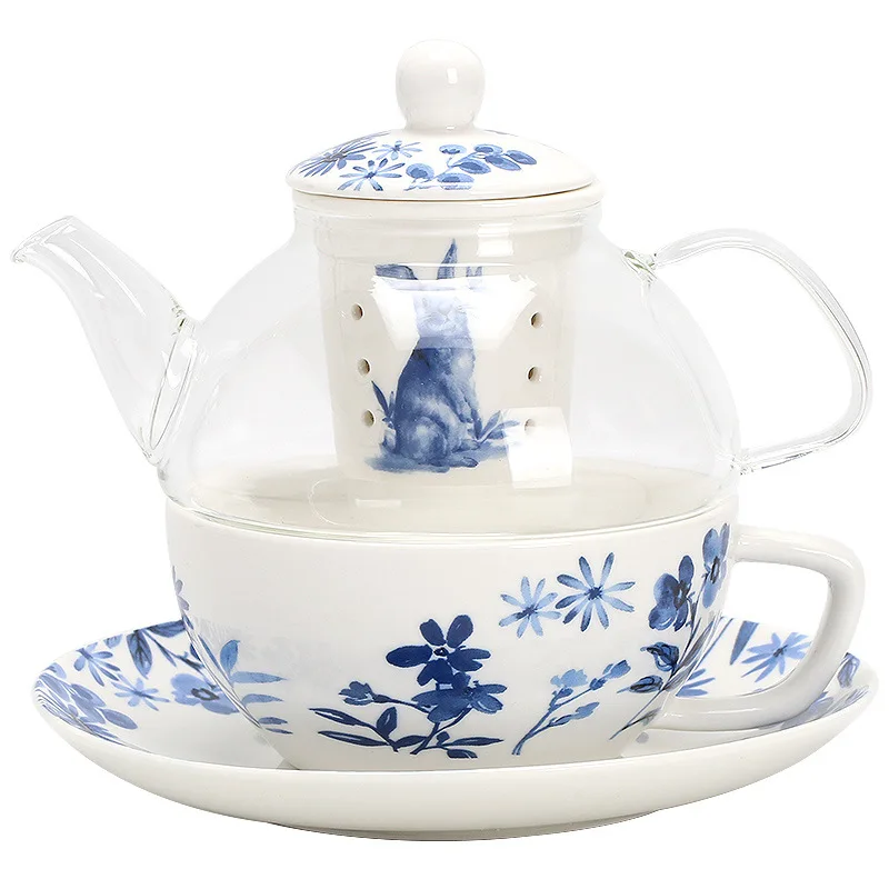 Théière égoïste originale Verre et porcelaine 400ml