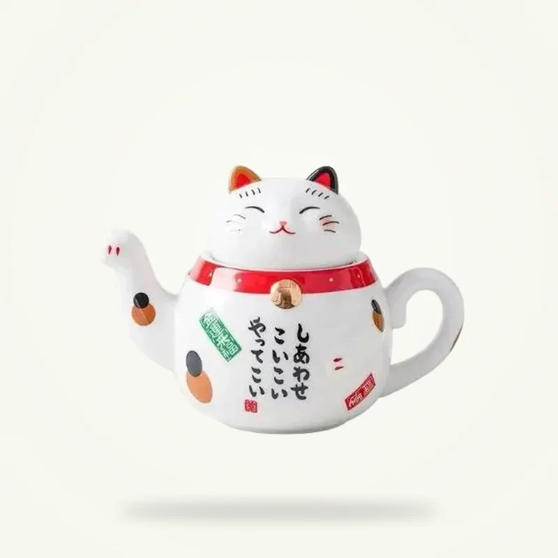 Théière en Porcelaine Maneki Neko