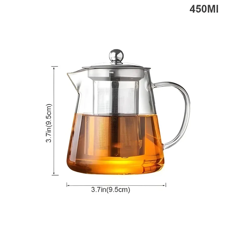Théière en Verre Borosilicate
