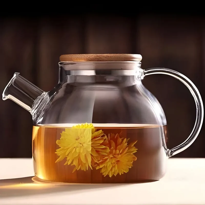 Grande Théière en Verre