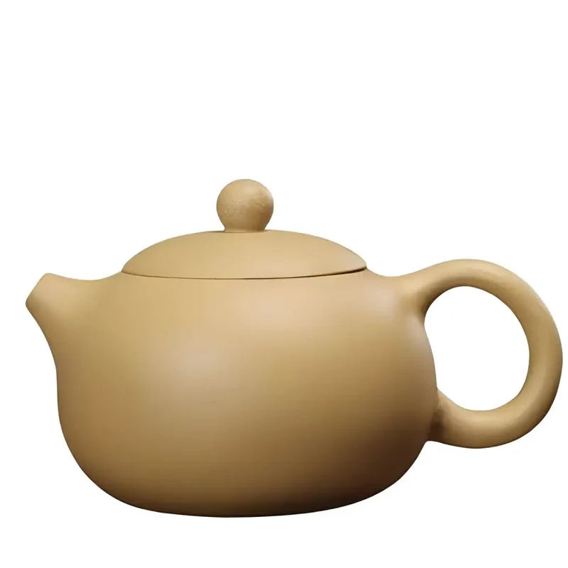 Théière Chinoise Beige en Terre Cuite Yixing