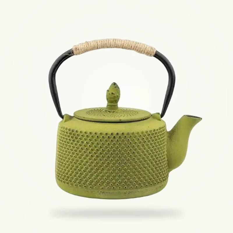 Théière en Fonte Vert mousse