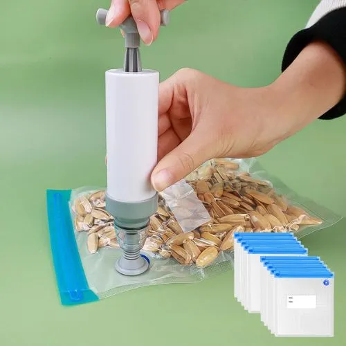 SAC HERMÉTIQUE ALIMENTAIRE | FRESHLOCK™ SOUS VIDE POMPE MANUELLE