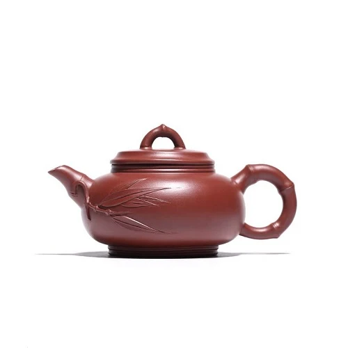 THÉIÈRE CÉRAMIQUE DE YIXING STYLE BAMBOU