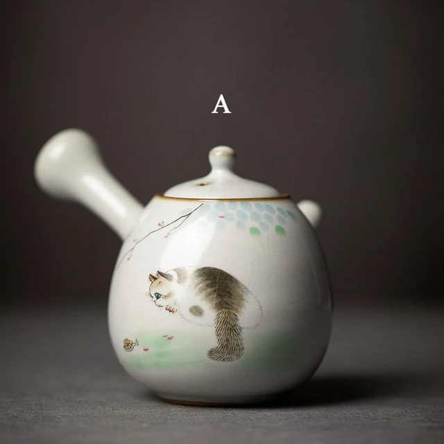 Théière Japonaise Motif Chat 250ml
