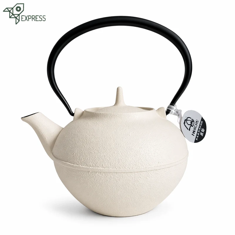 Théière en Fonte Japonaise Iwachu Hoju Blanc 800ml