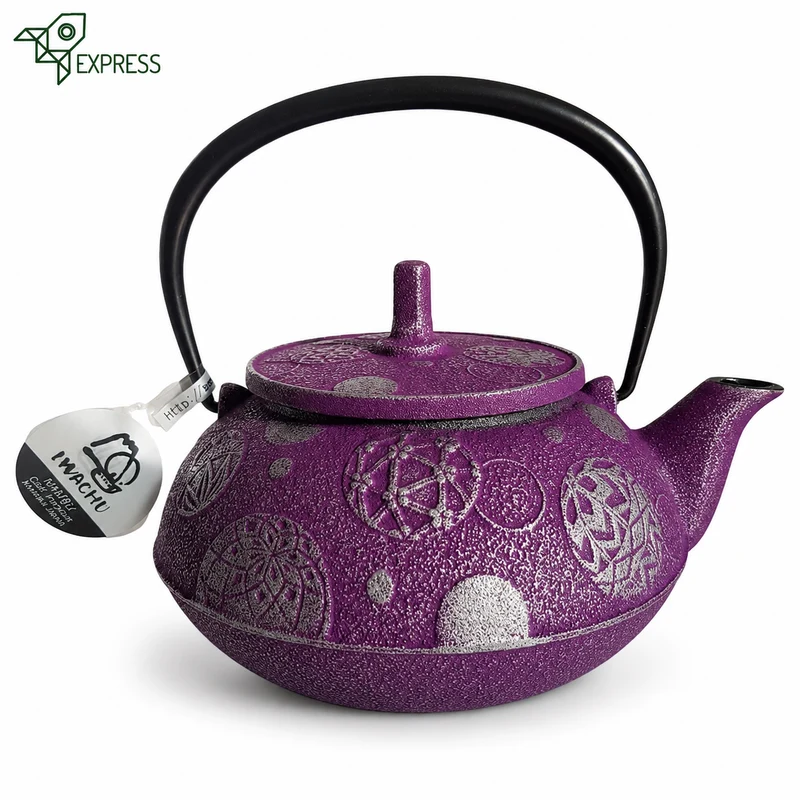 Théière en Fonte Violette Iwachu Mari Asobi 650ml