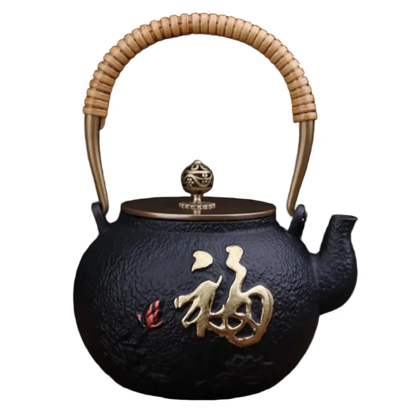 THÉIÈRE EN FONTE AUTHENTIQUE 1 L