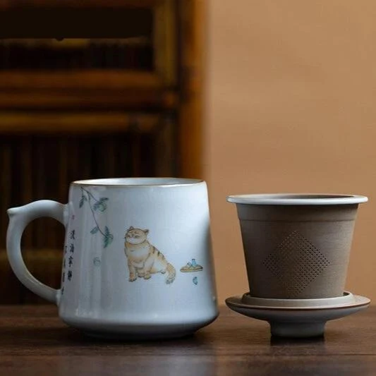 Théière Egoïste Chat 380ml