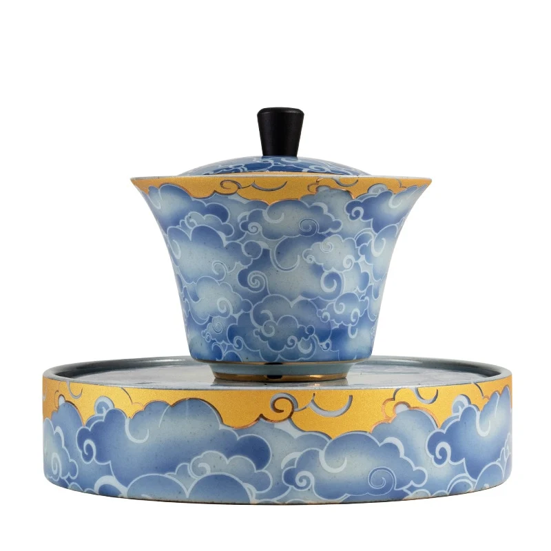 Théière Chinoise Gaiwan +/- Plateau Chahai 130ml