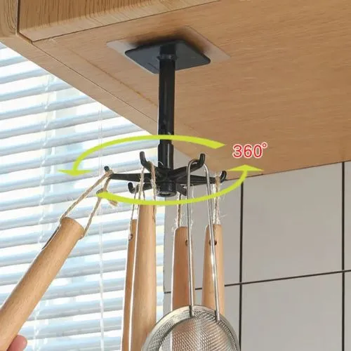 PORTE USTENSILES CUISINE | 360° HOOKS™ ROTATIF
