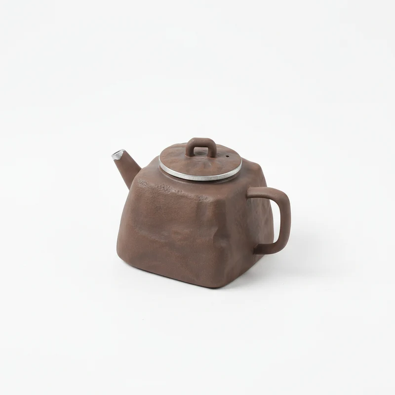 THÉIÈRE CÉRAMIQUE JAPONAISE CARREE