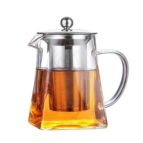THÉIÈRE EN VERRE CARRÉE