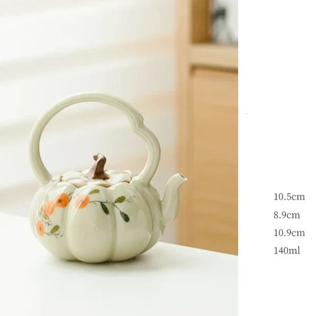 Théière en Céramique Citrouille 140ml