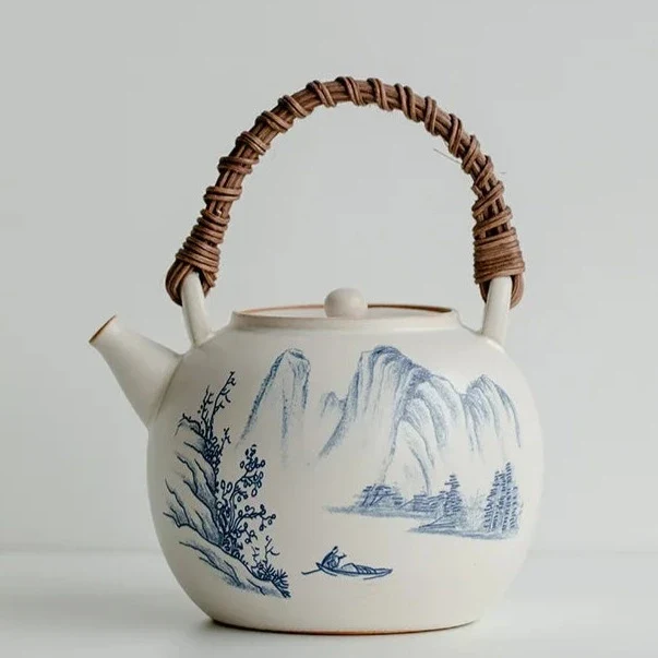 Théière Japonaise Paysage et réchaud 480-1000ml