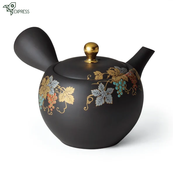 Théière Japonaise Feuille Tokoname 320ml