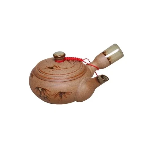 THÉIÈRE CÉRAMIQUE MARRON CLAIRE AVEC MANCHE 250 ml