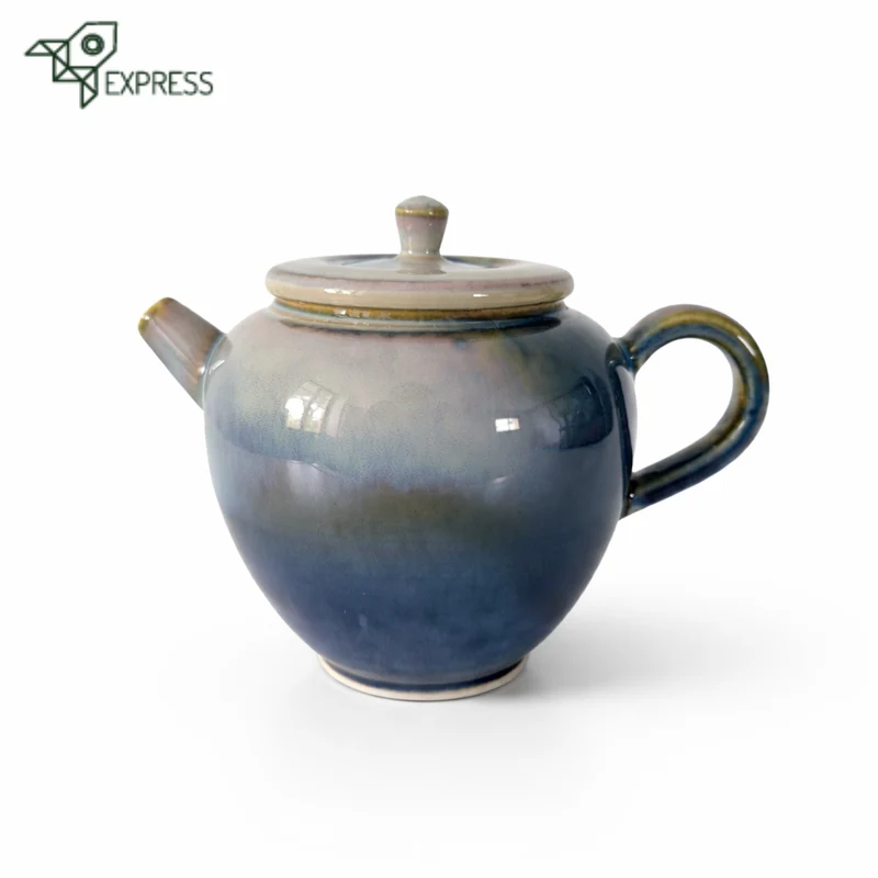 Théière Chinoise Porcelaine Bleue 220ml