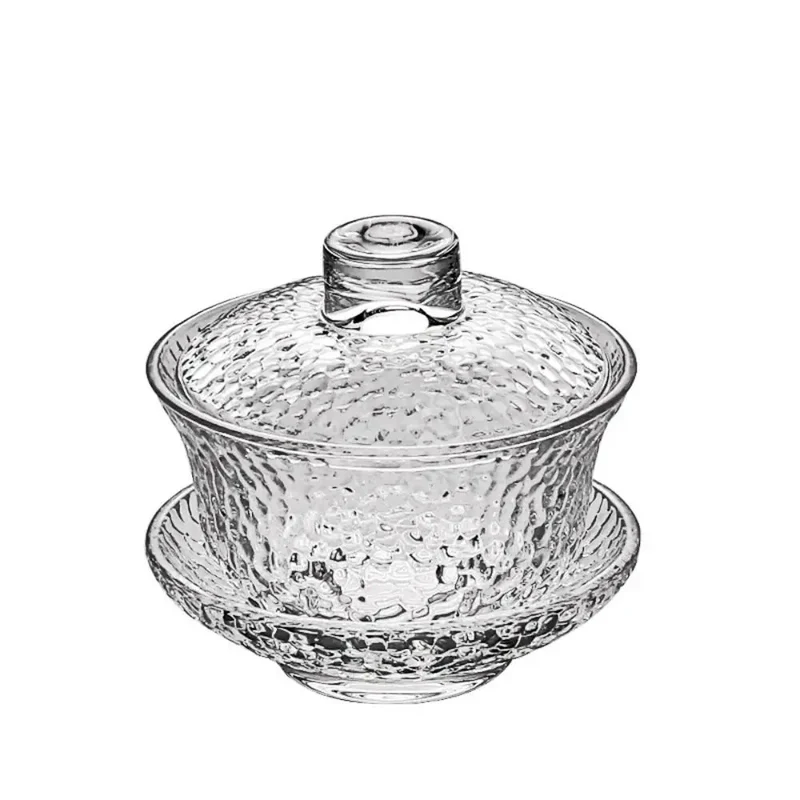 Théière Chinoise Gaiwan en Verre 140ml