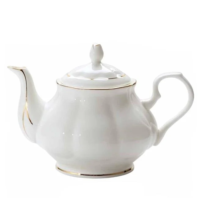 Théière Anglaise en Porcelaine Blanche 900ml