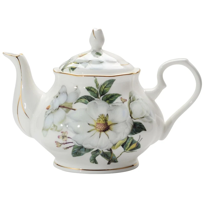 Théière en Porcelaine Fleurs 900ml - 1,5L
