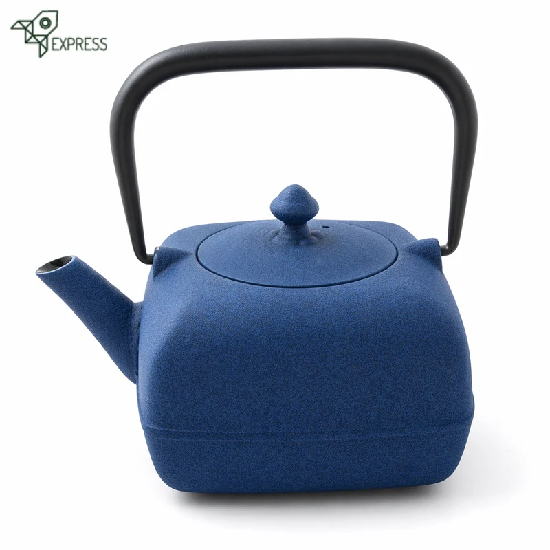 Théière en Fonte Japonaise Bleue Wazuqu Yoho 400ml