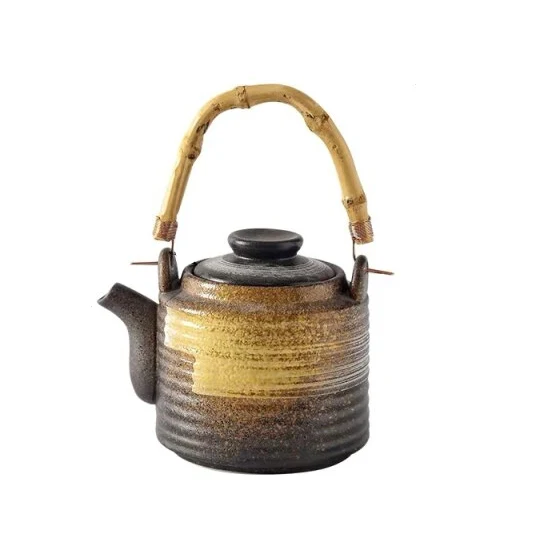 Théière Japonaise Anse Bambou 1-1,2L