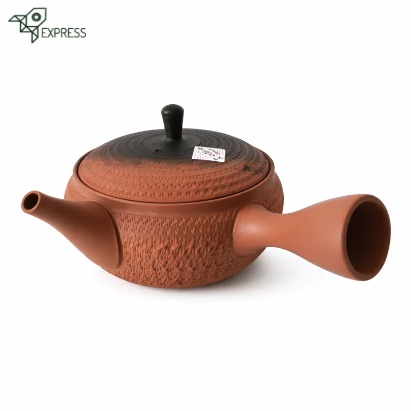 Théière Tokoname Kyusu Rouge et Noir 310ml