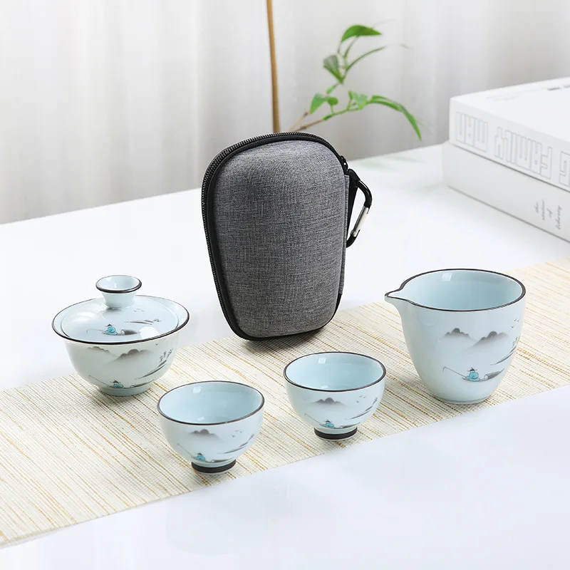 Théière Chinoise Gaiwan de Voyage 150ml