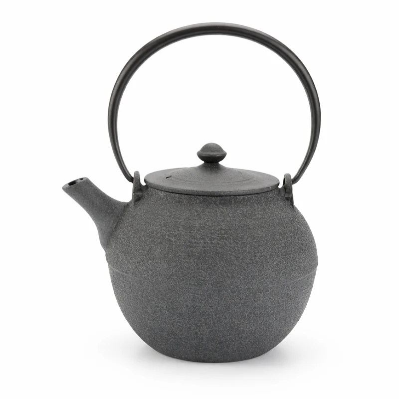Théière en Fonte Japonaise Grise Wazuqu Hikime 950 - 1350ml