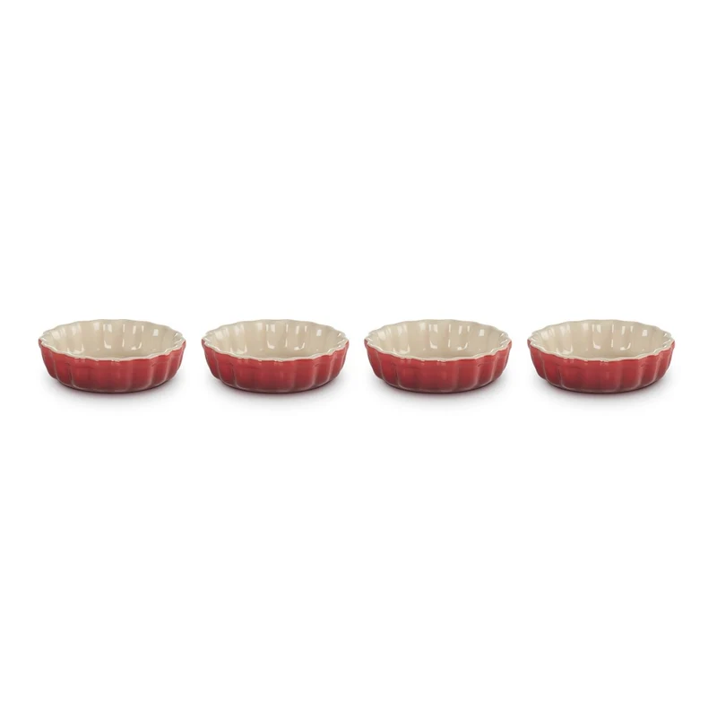 Tradition Mini Tortiere In Gres Vetrificato Set 4 Pz