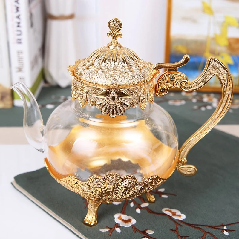 Théière Orientale en Verre 1L