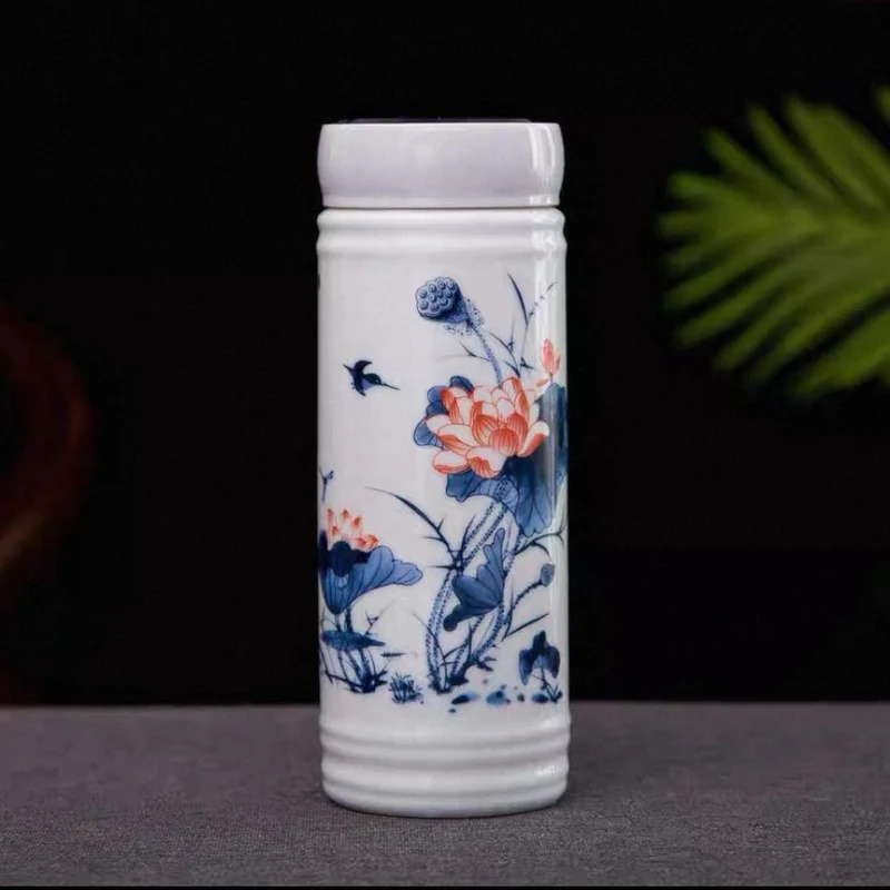 Thermos Double Paroi Porcelaine 350ml