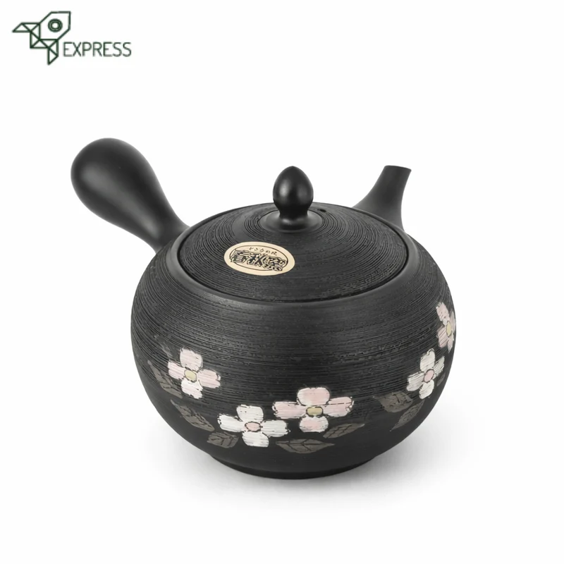 Théière en Céramique Kyusu Gravé Tokoname 600ml