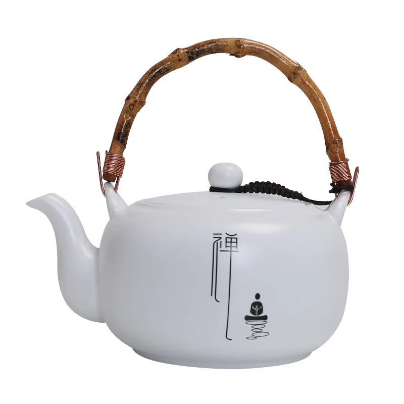 Théière en Porcelaine Motif Japonais 680ml