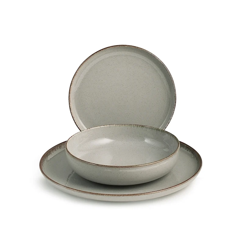 Pearl Servizio Tavola In Porcellana Set 12 Pz
