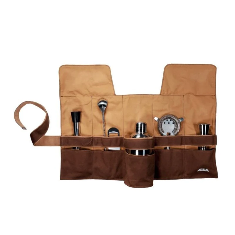 Mixage Borsa Bartender Con 6 Utensili In Acciaio Inox