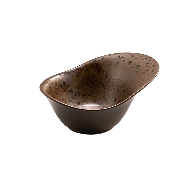 40 cl - Phobos Coppa Petalo Ovale In Stoneware Set 8 Pz