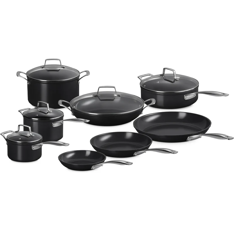 Essential Set Pentole e Padelle Antiaderenti Con Rivestimento In Ceramica Set 8 Pz