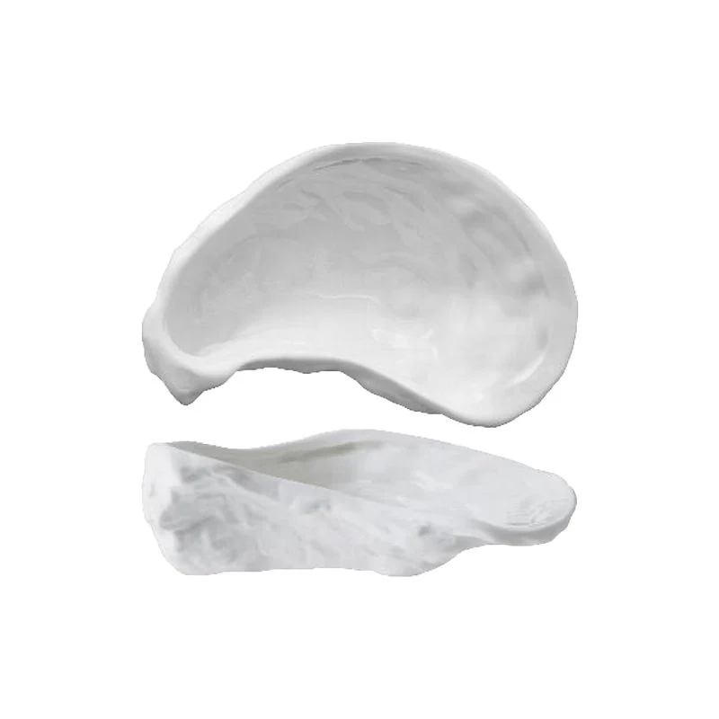 12.5x7.8 cm - Oyster Coppetta In Porcellana Set 6 Pz